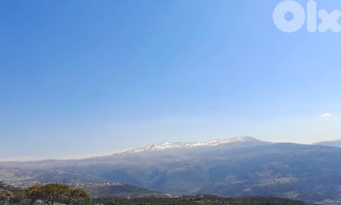 1400 SQM Land in Dhour Choueir Overlooking the Mountains and the Ocean