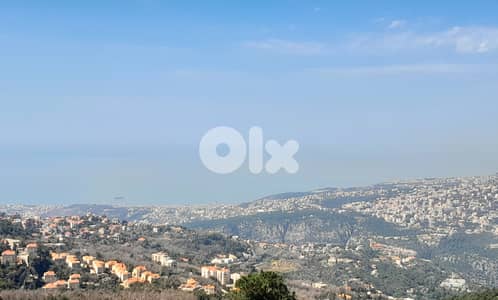 1100 SQM Land in Dhour Choueir overlooking the Mountains and the Ocean