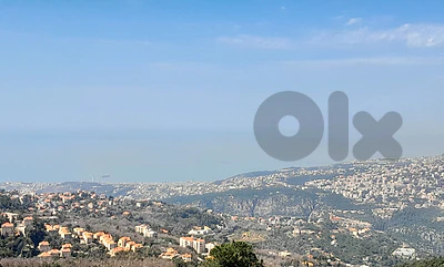 1100 SQM Land in Dhour Choueir overlooking the Mountains and the Ocean