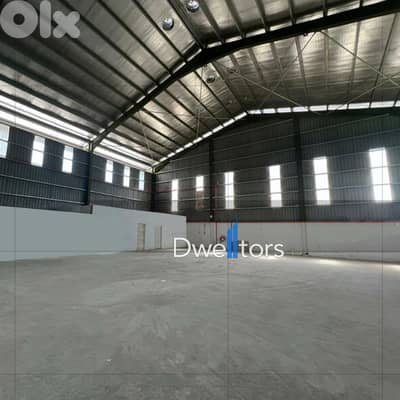 Hangar for rent in Zouk - 2500 SQM - 10.0 M Height