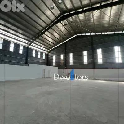 Hangar for rent in Zouk - 2500 SQM - 10.0 M Height