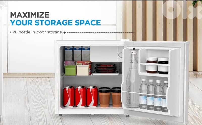 2.5Ft 45L Mini Top Mount Fridge 4