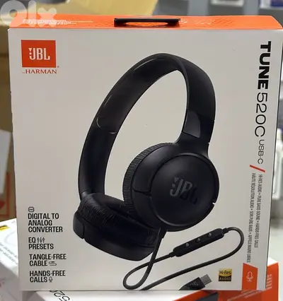 Jbl Tune 520C Usb-c Black