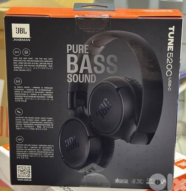 Jbl Tune 520C Usb-c Black 1