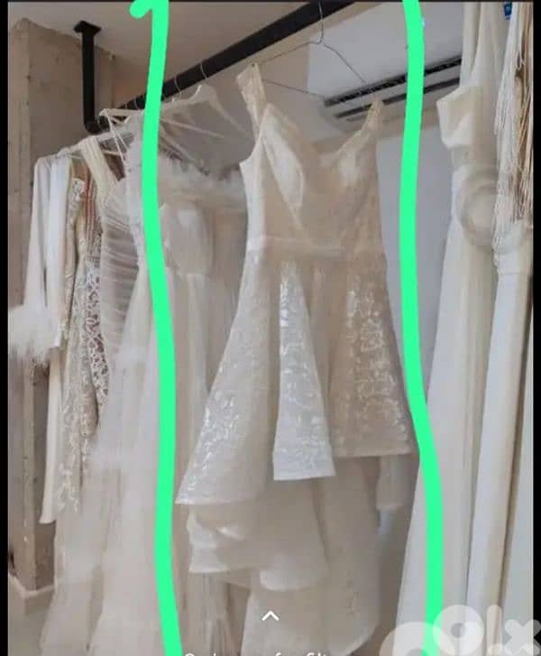 Brand new white dress from Lily Gardens Ashrafiye-150$ 1