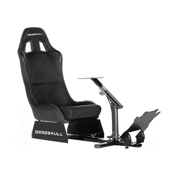 Deadskull Alcantara Racing Seat red/blue/black 1