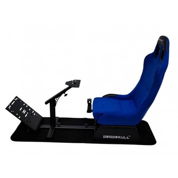 Deadskull Alcantara Racing Seat red/blue/black 3