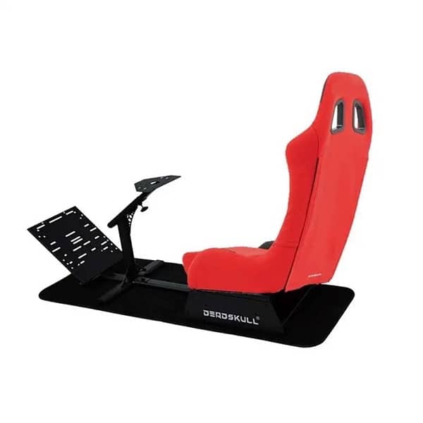 Deadskull Alcantara Racing Seat red/blue/black 4