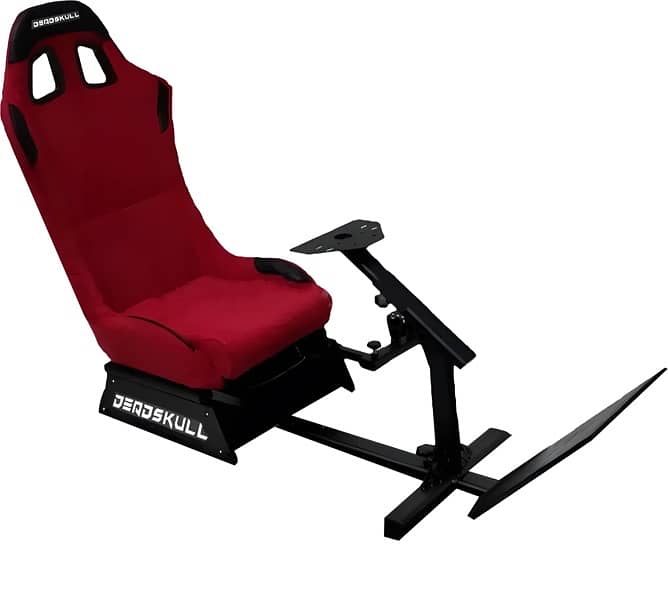 Deadskull Alcantara Racing Seat red/blue/black 8