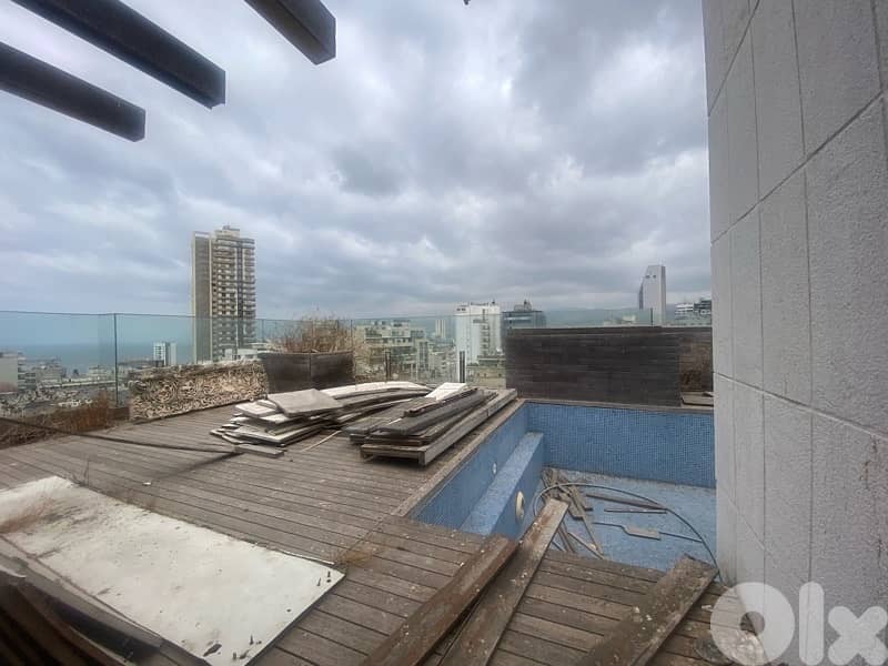 Beautiful penthouse with private swimming pool and sea view 0