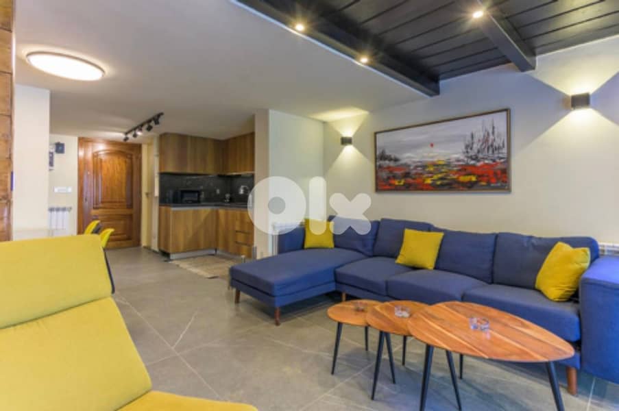RWK439GZ - Duplex Chalet With Terrace For Sale in Mzaar Kfardebian 1