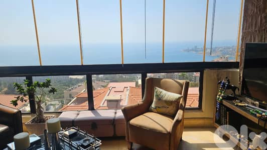 320 SQM Furnished Duplex in Sahel Alma, Keserwan + Terrace & Sea View