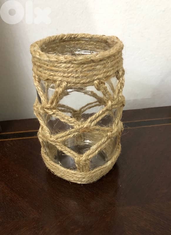 Candle holder Macrame 2