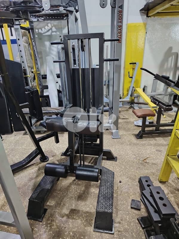 standing  leg curl and hip machine  like new 1