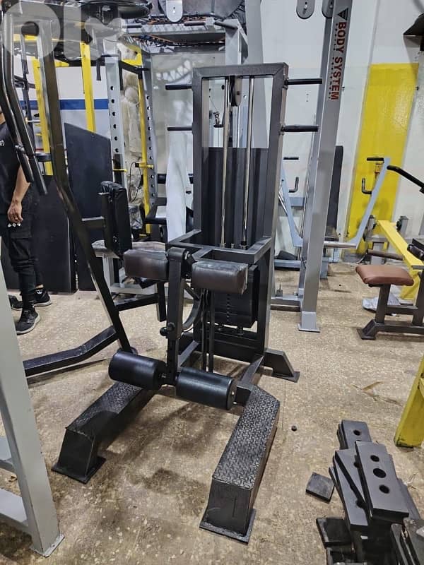 standing  leg curl and hip machine  like new 2