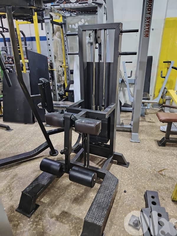standing  leg curl and hip machine  like new 3