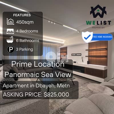 Apartment for sale in Dbayeh, Metn شقة للبيع في منطقة ضبية