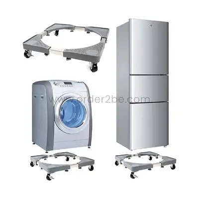 Movable Appliance Base – 300 Kg Capacity for Washing Machines & Fridge