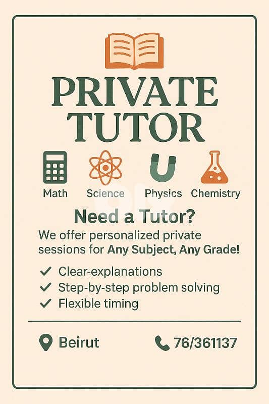 Private Teacher or online 0