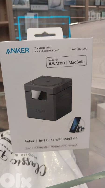 Anker 3 in 1 cube with magsafe seires 0