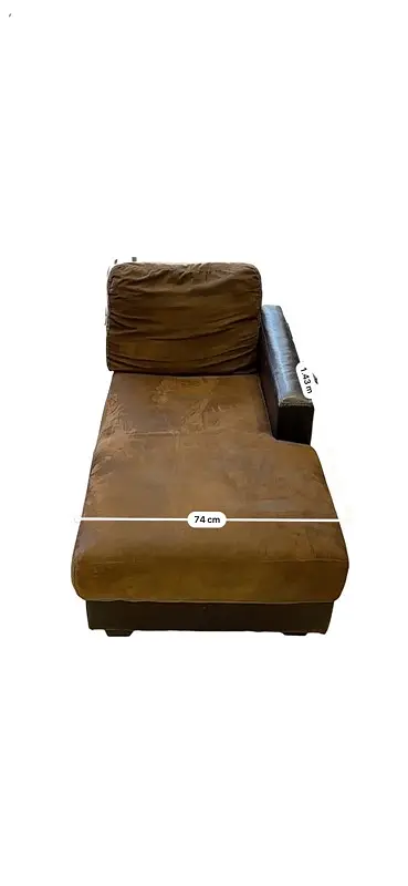 Brown Sectional Sofa   كنبة ركنية بنية اللون