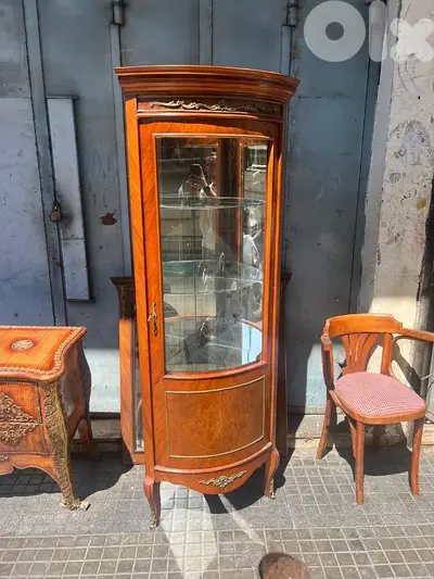 vitrine crystaliere salon فاترين زاوية خشب جوز خارقة النضافة سعر لقطة vitrine crystaliere salon فاترين زاوية خشب جوز خارقة النضافة سعر لقطة