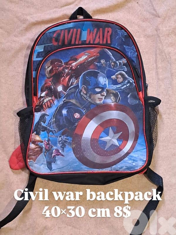 Bagpacks and food bag for kids 0