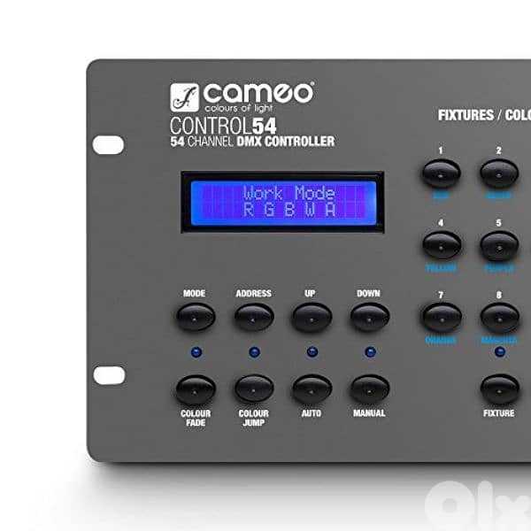 Cameo CONTROL 54 54-Channel DMX Controller, CLCONTROL54 5