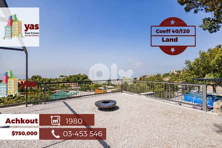 Achkout 1980m2 | 2 Chalets & Stone Volt House | 40/120 | TYT