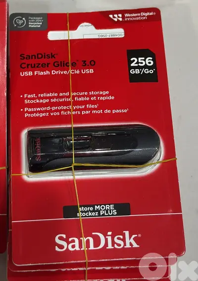 Sandisk Cruzer Glide 3.0 flash drive 256gb Amazing & good offer