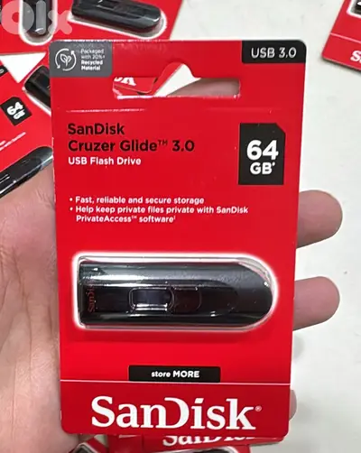 Sandisk Cruzer Glide 3.0 flash drive 64gb