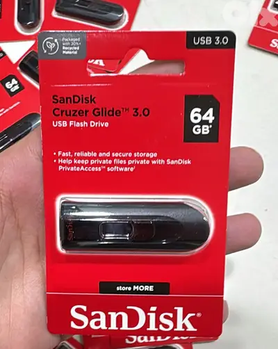 Sandisk Cruzer Glide 3.0 flash drive 64gb Original & Best offer