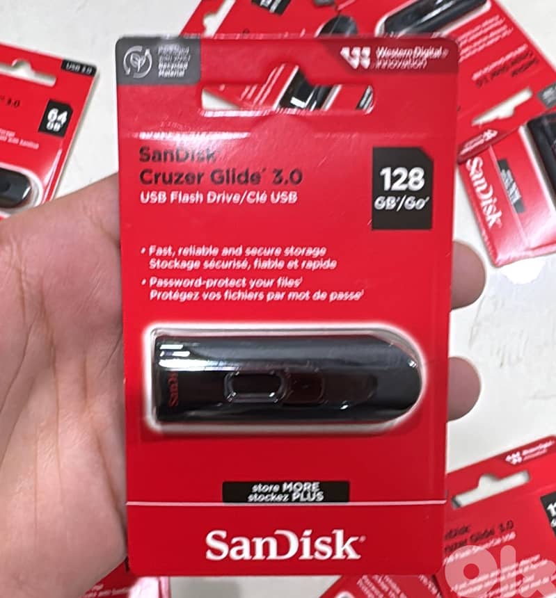 Sandisk Cruzer Glide 3.0 flash drive 128gb 0