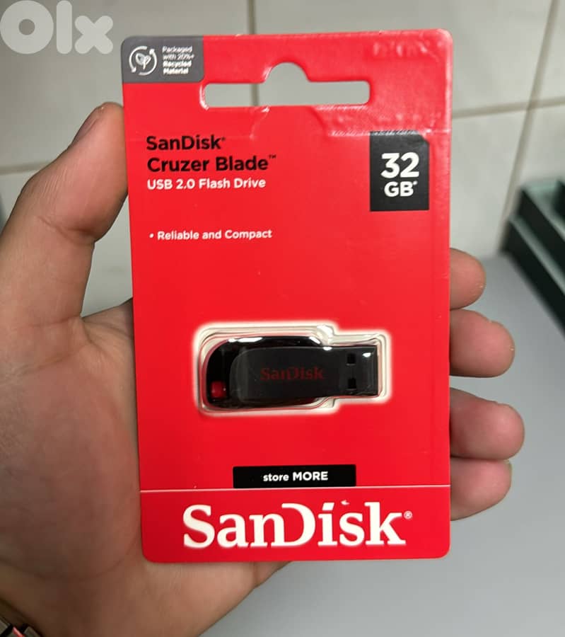 Sandisk cruzer blade 2.0 flash drive 32gb 0