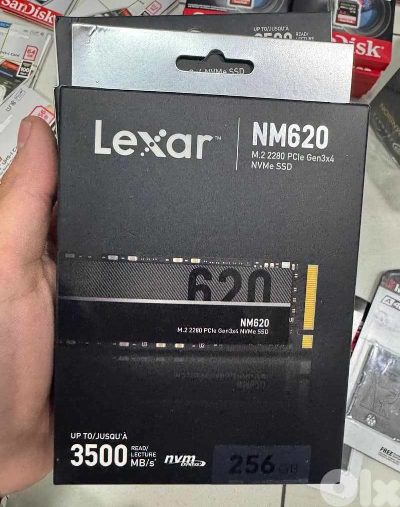 Lexar 256gb ssd NM620 0
