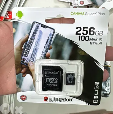 Kingston memory card with adapter 256gb 100mb/s Great & Last offer