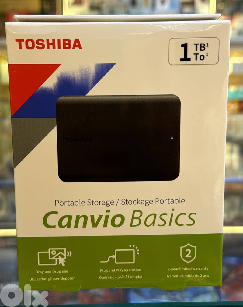 Toshiba canvio basics hard disk 1tb 0