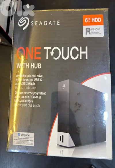 Seagate One touch hub 6tb external hard drive