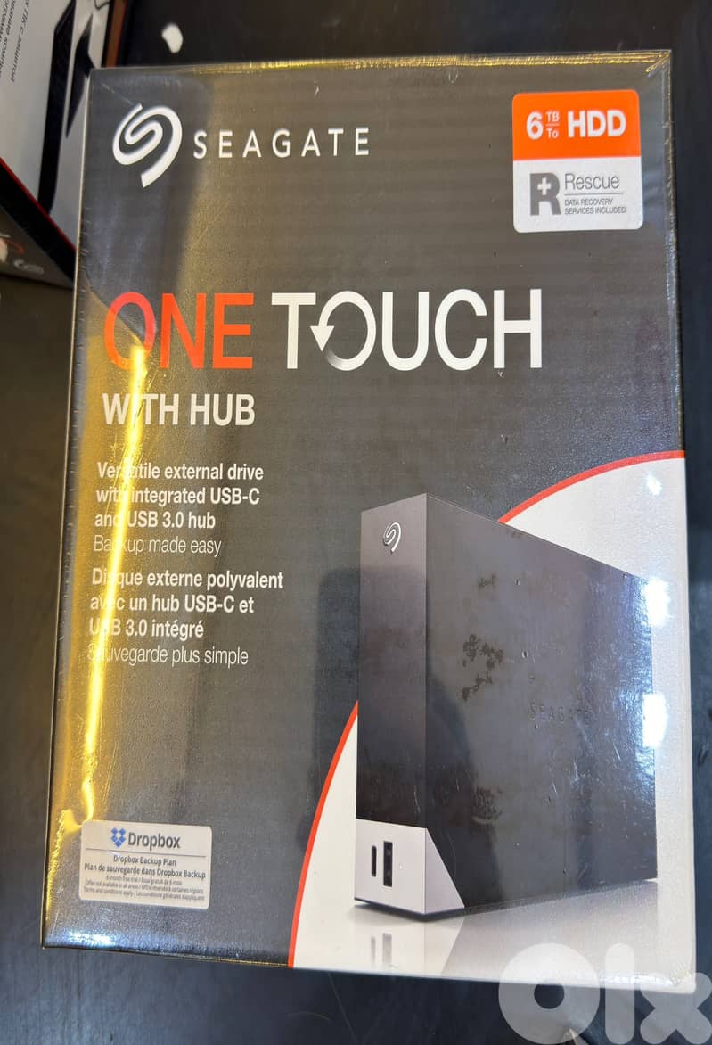Seagate One touch hub 6tb external hard drive Amazing & good offer 0
