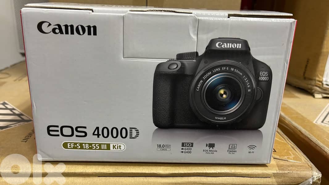 Canon Camera EOS 4000D EF-S 18-55 III Kit 0