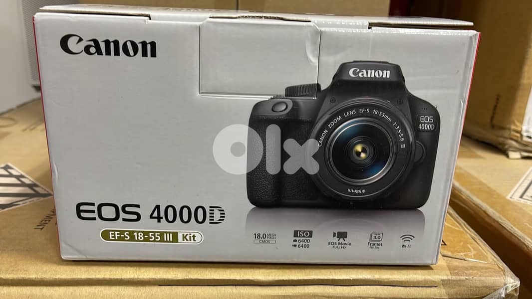 Canon Camera EOS 4000D EF-S 18-55 III Kit Original & Best offer 0