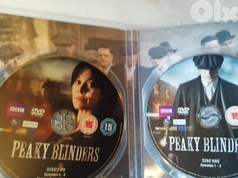 Peaky Blinders 2 DVDs episodes 1 to 6 1