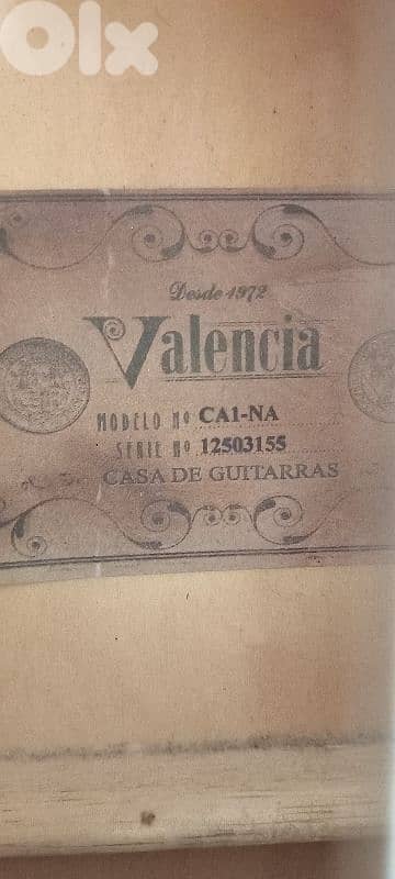"Valencia" Spanish Classic Guitar - 1972 3