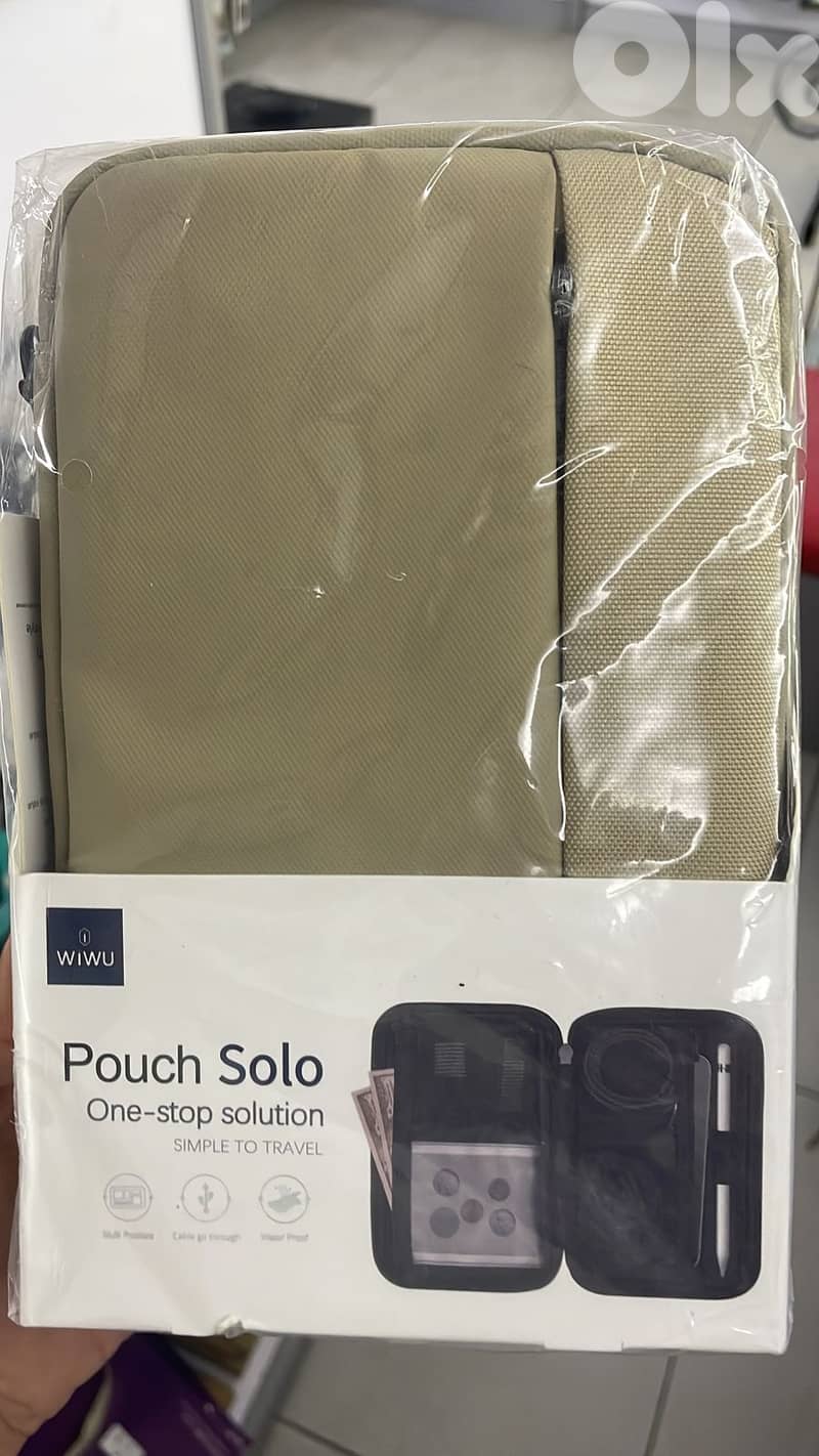 Wiwu pouch solo beige Amazing & good offer 0