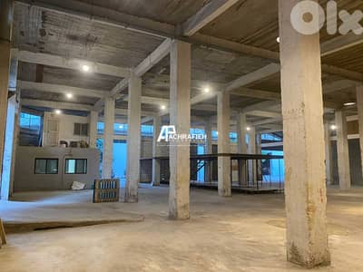 Insudtrial Warehouse - Grade A - For Rent in Achrafieh