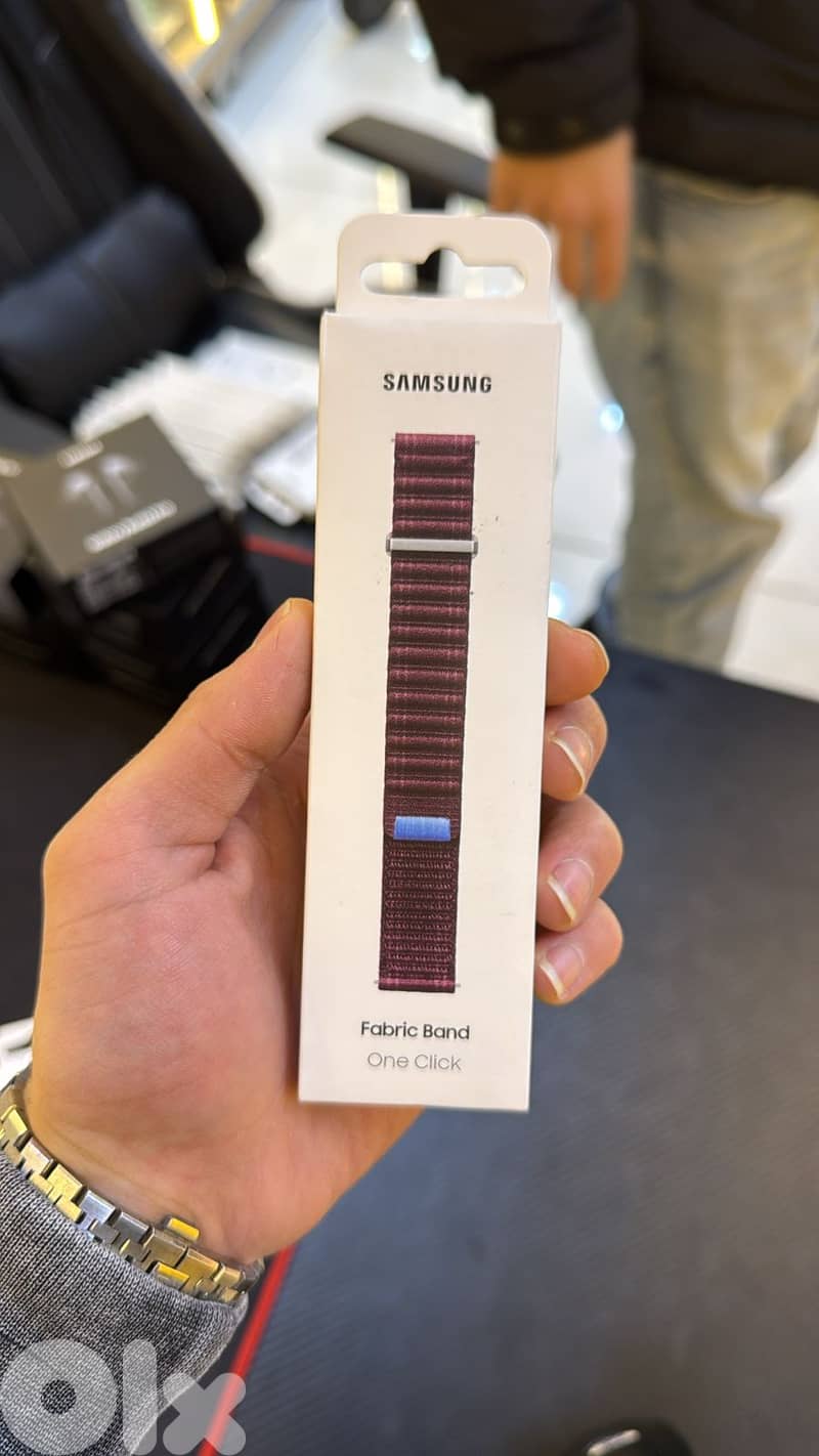 Samsung Watch 7 Fabric Band One Click wine 0