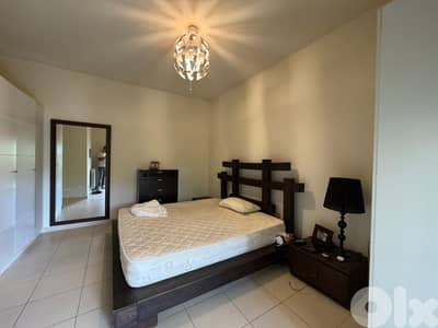 L19056 - Furnished Apartment with Garden And View For Sale in Baabdat