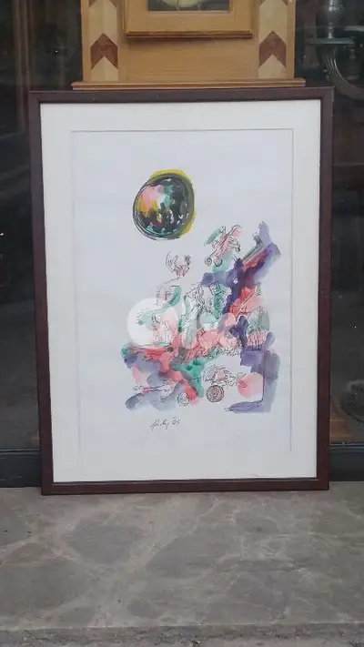 لوحة رسم مائي اوروبية