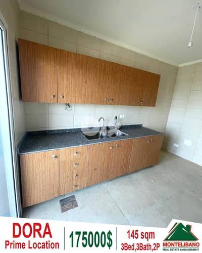 Prime Location 145 sqm Apartment in New Building For Sale in Dora !!!