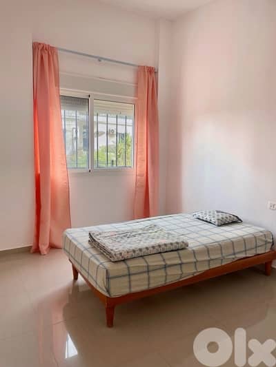 Private street two room with a beautiful terrace in central jbeil